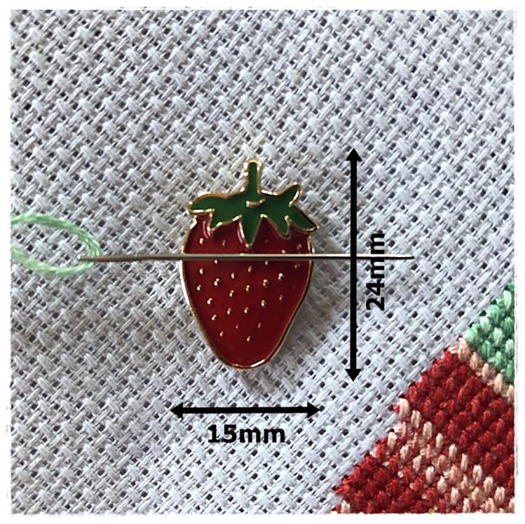 Magnetischer Nadelhalter Erdbeere