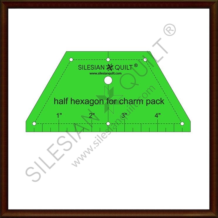 Halfhexagon for Charm Pack