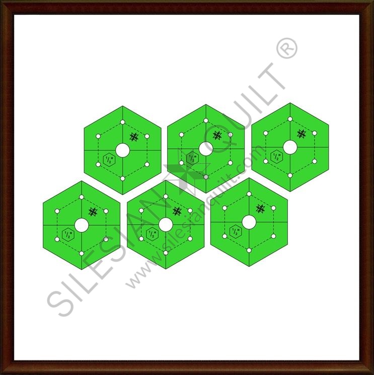 Hexagon 0.50 inches - 6 pcs
