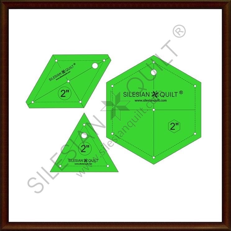 Hexagon Set 2 Zoll