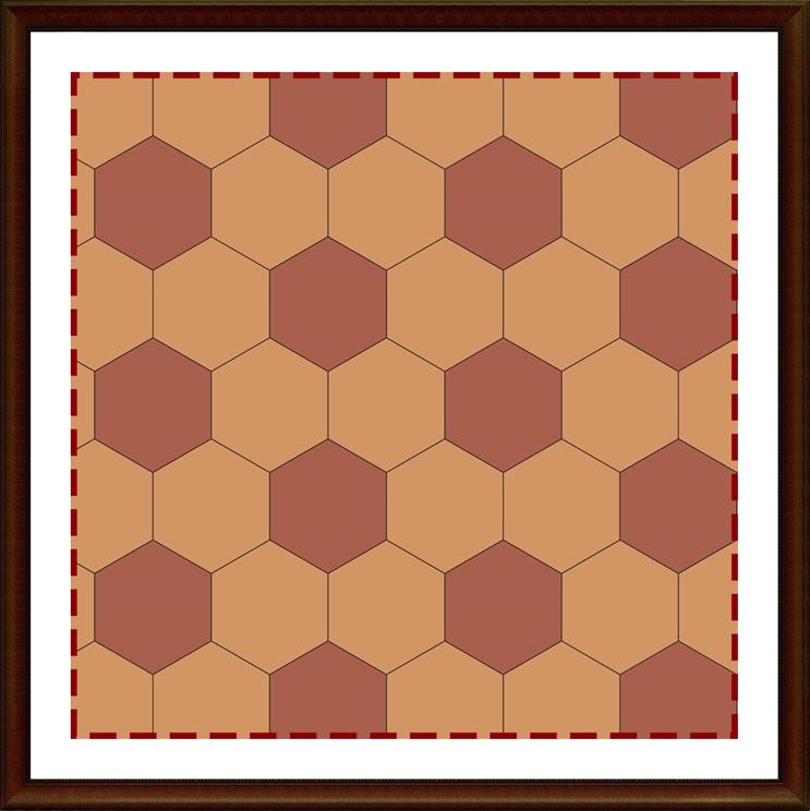 Hexagon 0.75 inches