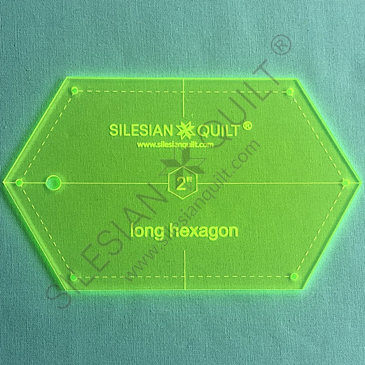 Long Hexagon 2 inches