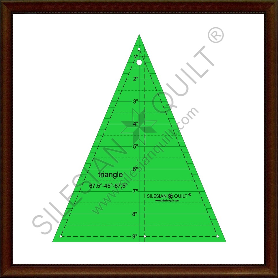 Dreieck 45 ° 9 Zoll