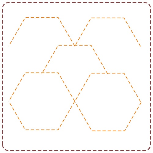 halfhexagons quilt