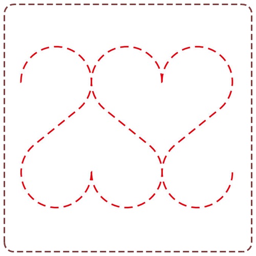 heart border quilt