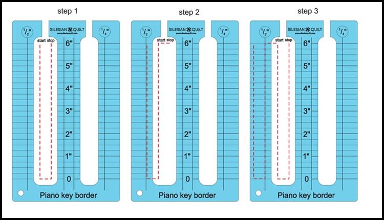 piano key border ins 11